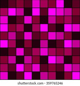 seamless pattern 7 shades of pink squares