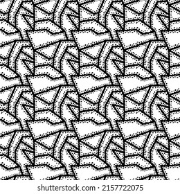 Seamless pattern. Aboriginal ornament. Folk wallpaper. Shapes, spots backdrop. Indigenous background. Tribal motif. Ethnic mosaic. Digital paper. Ethnical textile print, web design. Vector work