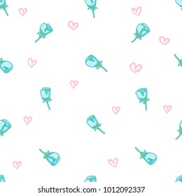 seamless pattern about valentines day. valentines day seamless pattern. background for valentines day. Vector Illustration.