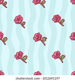 seamless pattern about valentines day. valentines day seamless pattern. background for valentines day. Vector Illustration. rose seamless pattern. florar seamless pattern