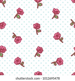 seamless pattern about valentines day. valentines day seamless pattern. background for valentines day. Vector Illustration. rose seamless pattern. floral seamless pattern