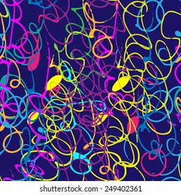 Seamless pattern abstrac. Colorful-17