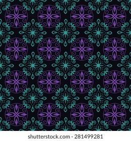 Seamless pattern with abstract pattern