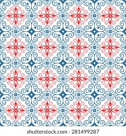 Seamless pattern with abstract pattern