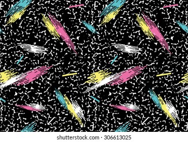 Seamless Pattern In Abstract 90s Style 2