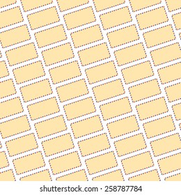 Seamless pattern of the abstract aged airmail envelopes