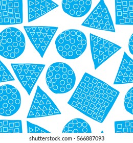 Seamless pattern of abstract art. background in bright colors. Vector illustration. Good choice for the decoration