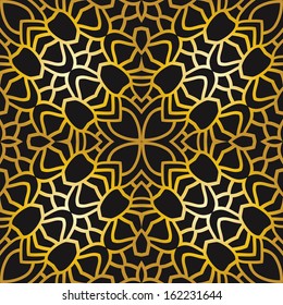 seamless pattern with abstract pattern in art deco style