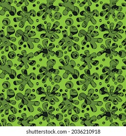 Seamless pattern with abstract art texture for wallpaper, background, clothes printing or any other purpose. Easy for color editing with color grouped