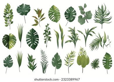 Seamless pattern, abstract art. Watercolor painting, children's wallpaper. Hand drawn plants. Palms, rainforest, leaves, flowers. modern Art. Prints, wallpapers, posters, cards, murals