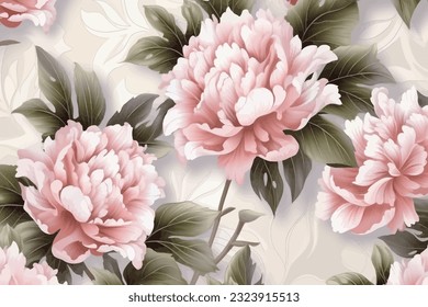 Seamless pattern, abstract art. Watercolor painting, children's wallpaper. Hand drawn plants. Palms, rainforest, leaves, flowers. modern Art. Prints, wallpapers, posters, cards, murals