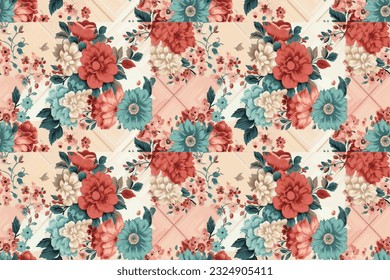Seamless pattern, abstract art. Watercolor painting, children's wallpaper. Hand drawn plants. Palms, rainforest, leaves, flowers. modern Art. Prints, wallpapers, posters, cards, murals