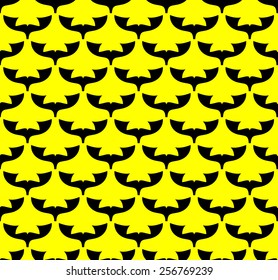 Seamless Pattern with Abstract, Artistic Shapes.