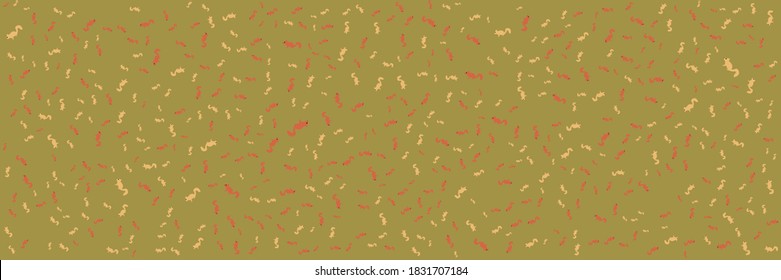 Seamless pattern. Abstract autumn or fall season leaves geometric texture background. Vector illustration design for presentation, banner, cover, web, flyer, card, poster, wallpaper, and decoration