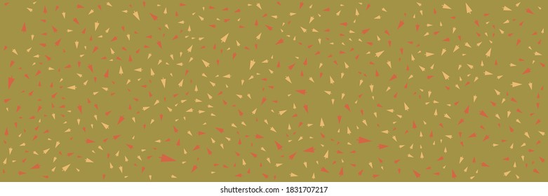 Seamless pattern. Abstract autumn or fall season leaves geometric texture background. Vector illustration design for presentation, banner, cover, web, flyer, card, poster, wallpaper, and decoration