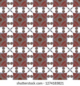 Seamless pattern. Abstract background design. Decorative print. Geometric background.