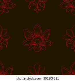seamless pattern, abstract background floral