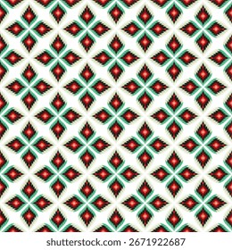 seamless pattern. abstract background with geometric shapes. stylish texture of rhombuses. vector illustration. graphic design element.