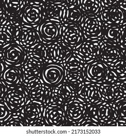 seamless, pattern, abstract, background, spiral, black, white, doodle, coil, tangle, clew, vector, texture, design, graphic, child, art, line, illustration, wallpaper, wrapping paper, fabric, package,