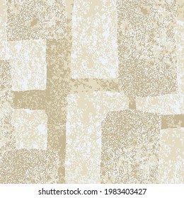 Seamless Pattern Abstract  beige Background. RetroTileable Geometric Dotted Grunge Repetitive Wallpaper. Top view of an old roof tile.