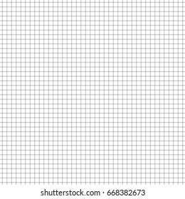 Seamless pattern. Abstract black white square background. Modern stylish cross grid texture. Repeating cross net with rhombus cell. Vector.  
