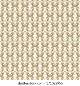 Seamless pattern with abstract butterfly  