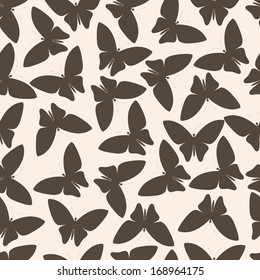 seamless pattern or abstract butterfly in vector style