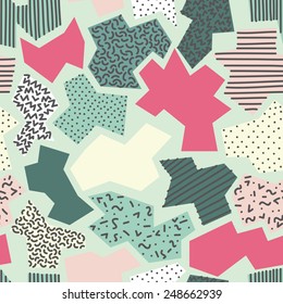 Seamless pattern with abstract camouflage 2