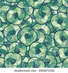 Seamless pattern. Abstract camouflage covered with a mesh. Multi-colored texture.