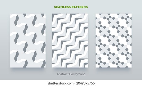Seamless pattern abstract collection. Background for your design.