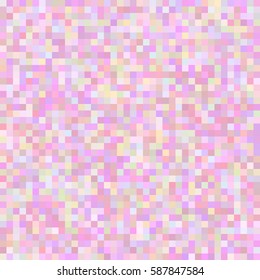 seamless pattern: Abstract color pixel background, vector illustration