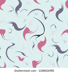 Seamless pattern of abstract color spots for printing, fabrics