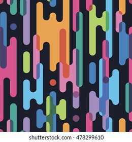 seamless pattern with abstract color spots against a dark background