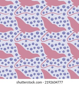 Seamless pattern, abstract colorful background design, 	wavy shapes

