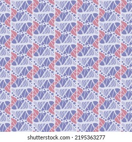 Seamless pattern, abstract colorful background design, 	organic shapes