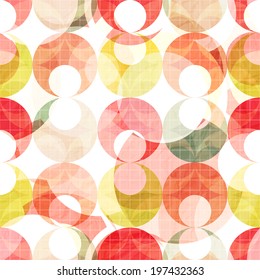seamless pattern with abstract colorful mosaic