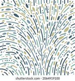 Seamless pattern with abstract colorful shapes. 