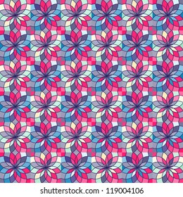 Seamless Pattern with Abstract Colorful Texture. Vector Background