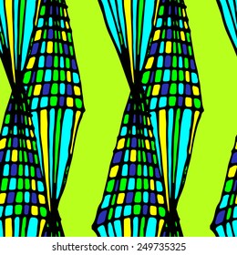 Seamless pattern abstract. Colorful-6