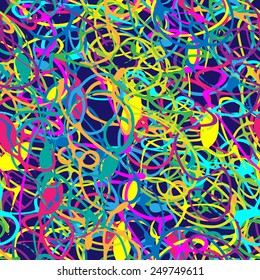 Seamless pattern abstract with confetti. Colorful-1