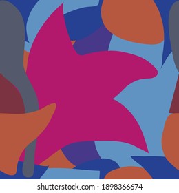 Seamless pattern abstract contemporary modern trendy vector illustration. Design for poster, card, invitation, placard, brochure, flyer, web.