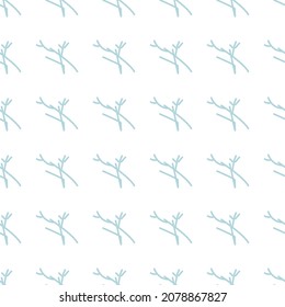 Seamless pattern with abstract crossed lines