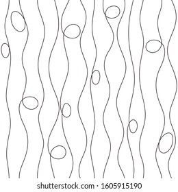 Seamless pattern of an abstract curve,