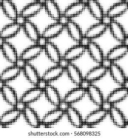 Seamless pattern. Abstract decorative dot textured background. 