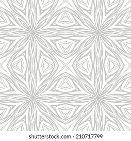 Seamless pattern with abstract decorative mosaic ornament. Vector illustration