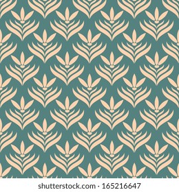 Seamless pattern with abstract decorative ornament