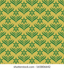 Seamless pattern with abstract decorative ornament