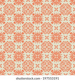 Seamless pattern with abstract decorative ornament