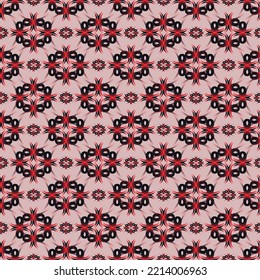 Seamless pattern abstract decorative texture linen checkered concept geo art runner rug pattern design for scarf, carpet, curtain, curtain, . home textile digital vector and flower shaped pattern