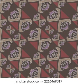 Seamless pattern abstract decorative texture linen checkered concept geo art runner rug pattern design for scarf, carpet, curtain, . home textile digital vector and flower shaped pattern new 2022